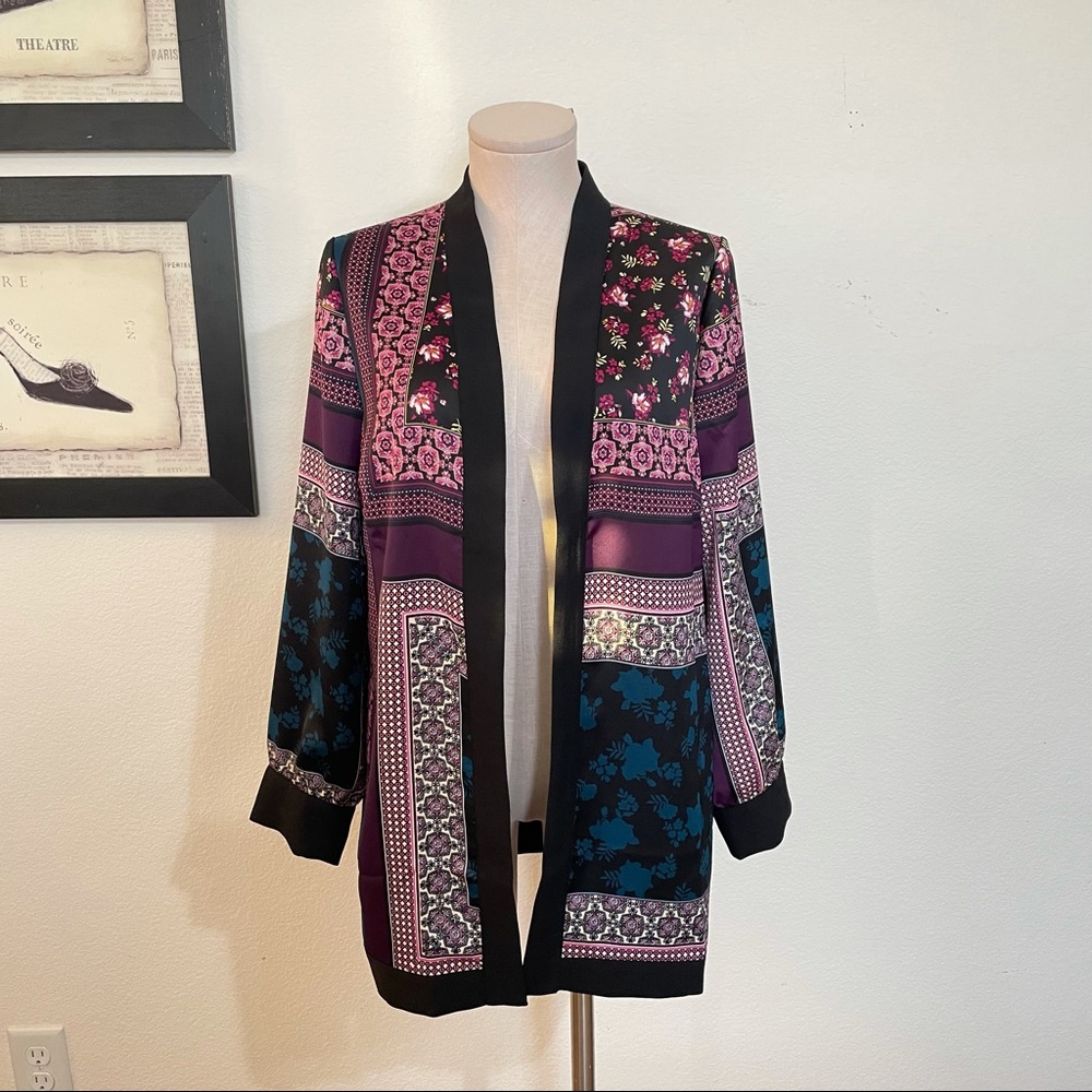 Chico’s Silk Kimono/Blazer